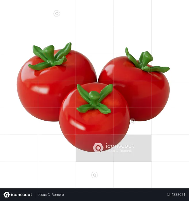 Tomaten  3D Illustration