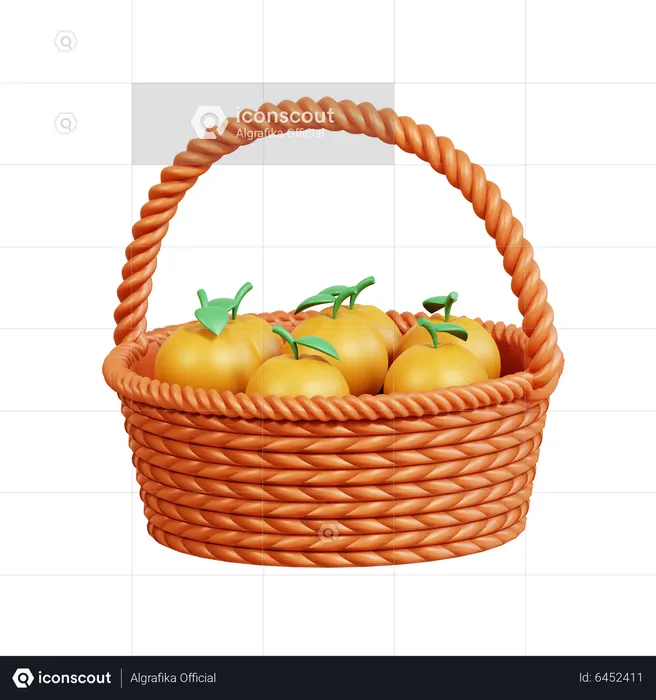 Tomato Basket  3D Icon