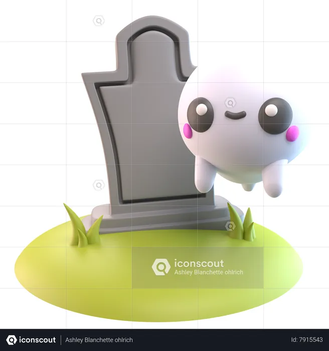 Tombe hantée  3D Icon