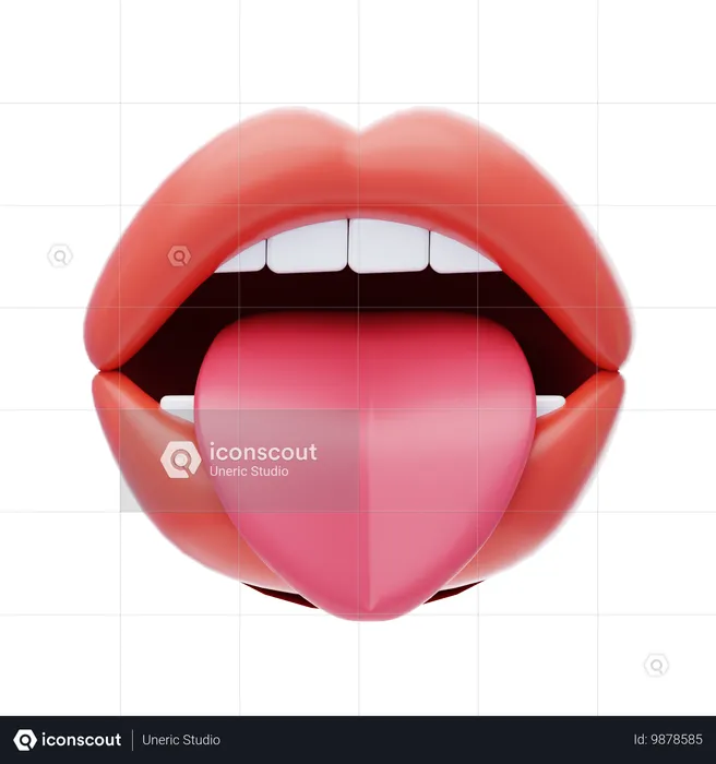 Tongue  3D Icon