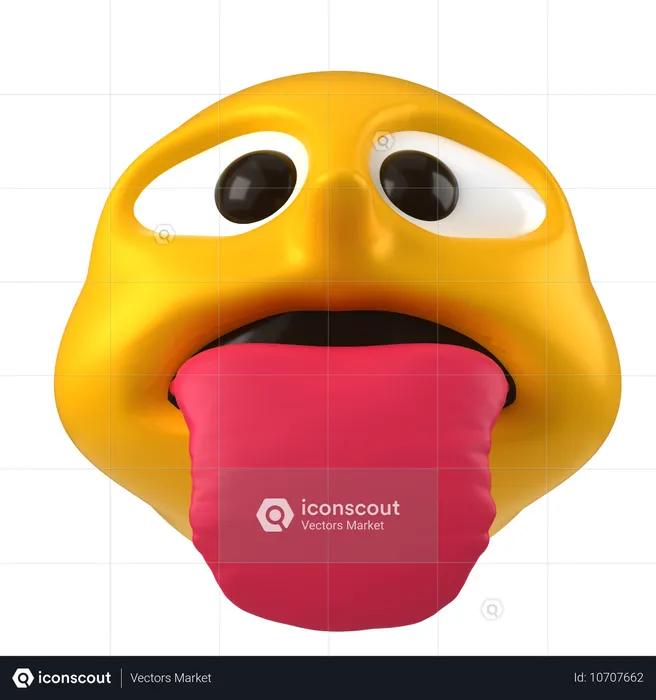 Tongue Out  3D Icon