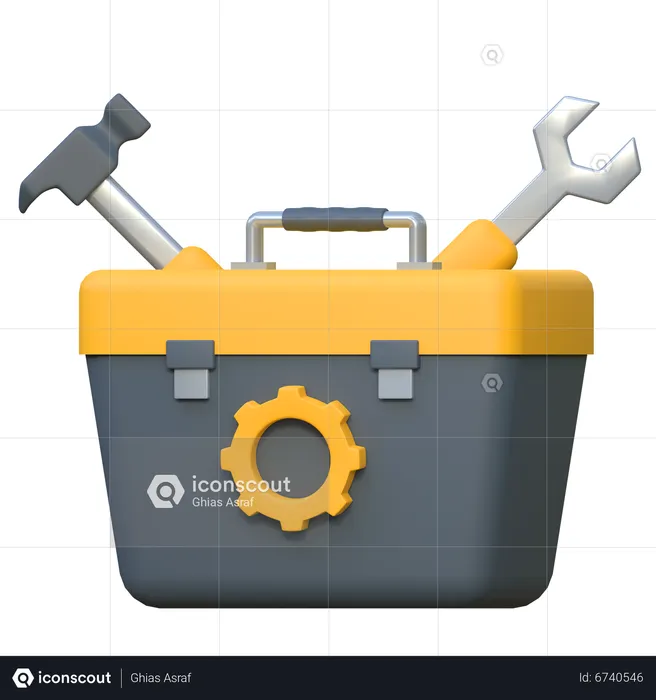 Tool Box  3D Icon