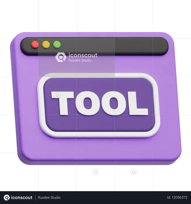 Tool Website  3D Icon