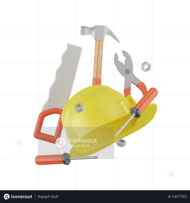 Tools Carpentry  3D Icon