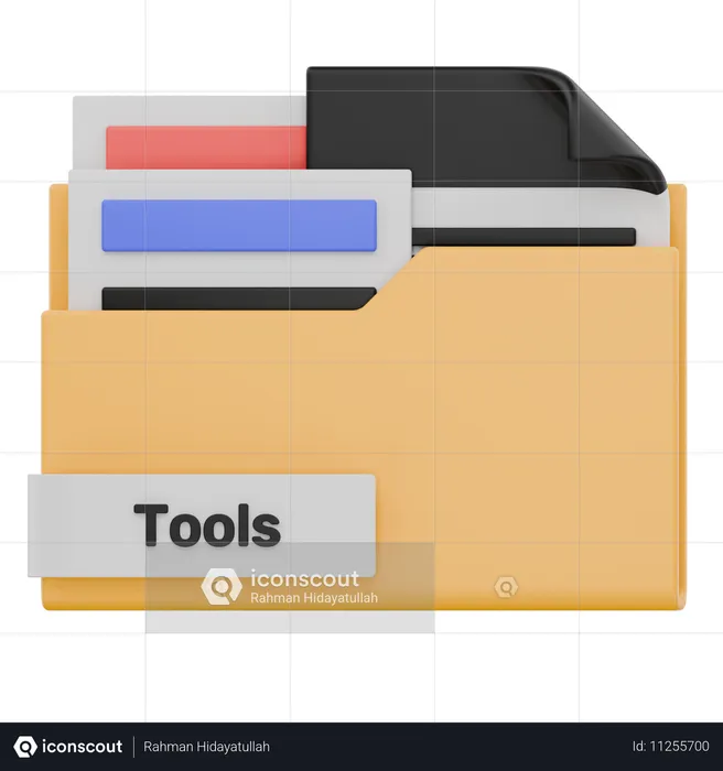 Tools Folder  3D Icon