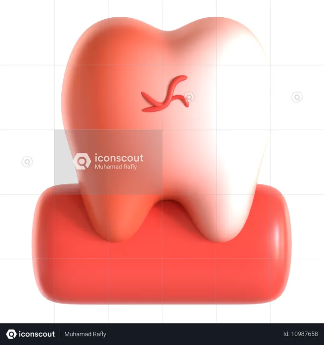 Tooth Ache  3D Icon