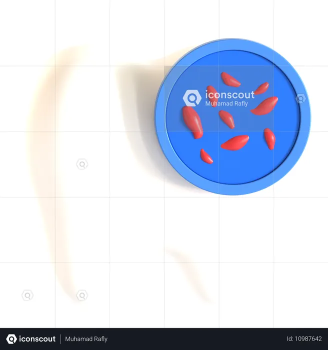 Tooth Bacteria  3D Icon