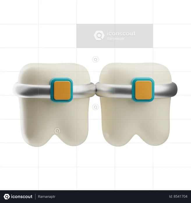 Tooth Brace  3D Icon