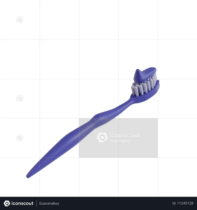 Tooth Brush  3D Icon