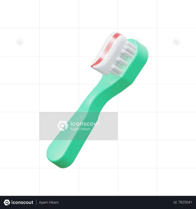 Tooth Brush  3D Icon