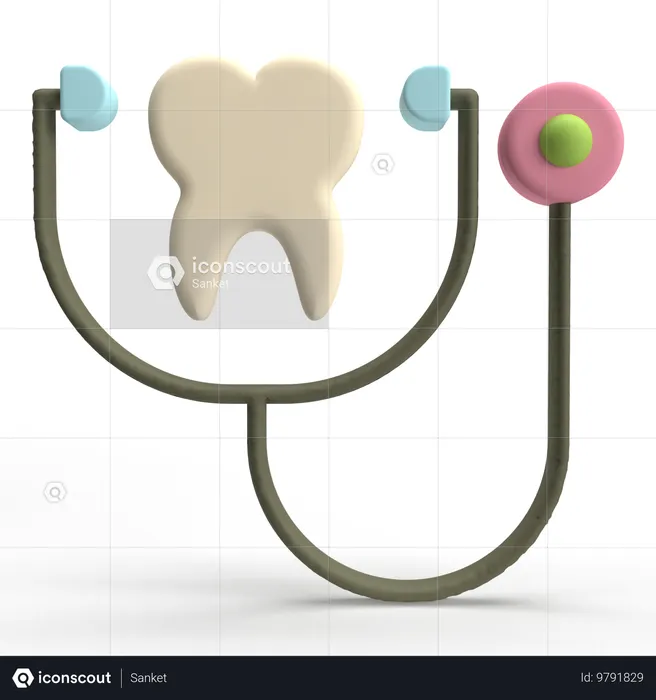 Tooth Check  3D Icon