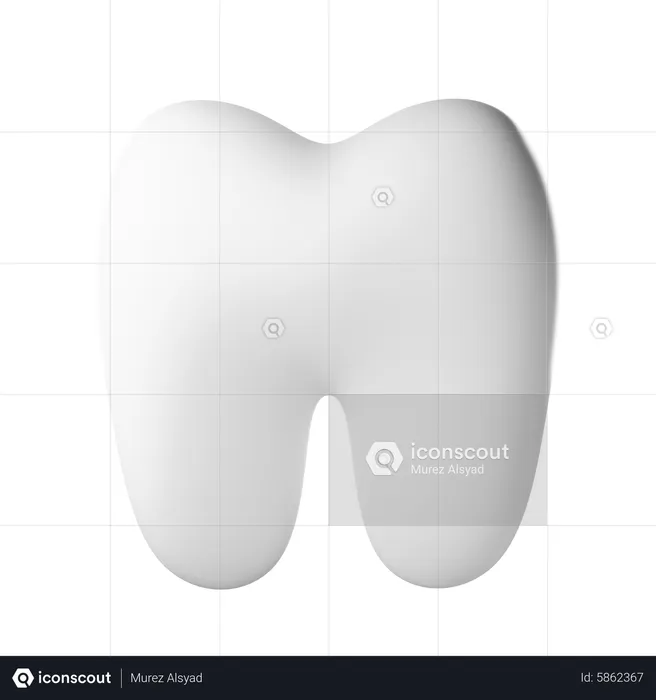 Tooth dental  3D Icon