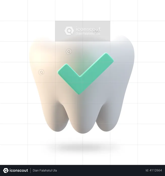 Tooth Health  3D Illustration