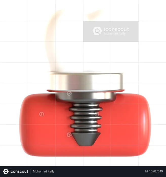 Tooth Implant  3D Icon