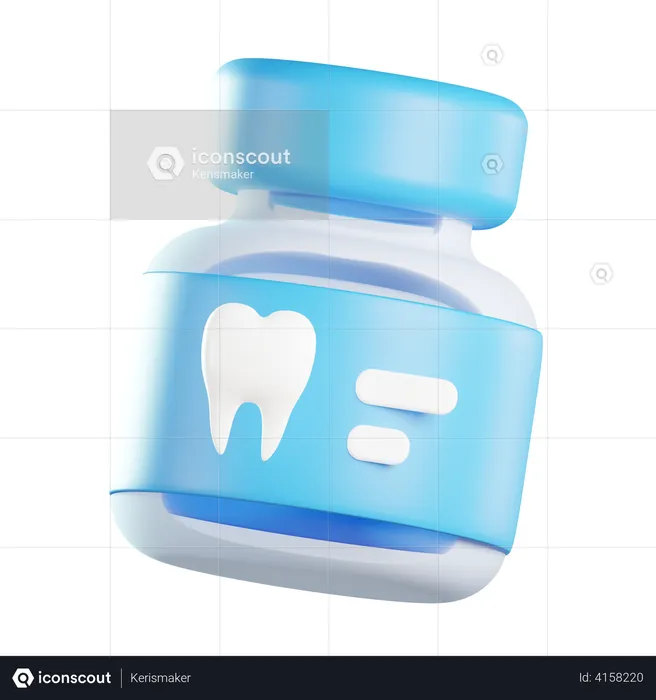 Tooth Medicine  3D Icon