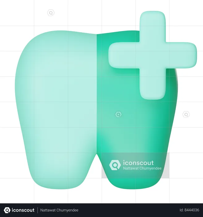 Tooth Protection  3D Icon