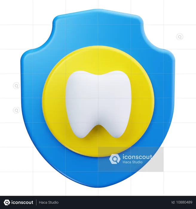 Tooth Protection  3D Icon