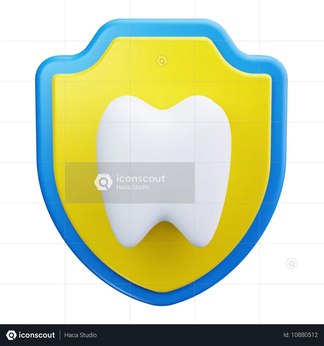 Tooth Safety  3D Icon