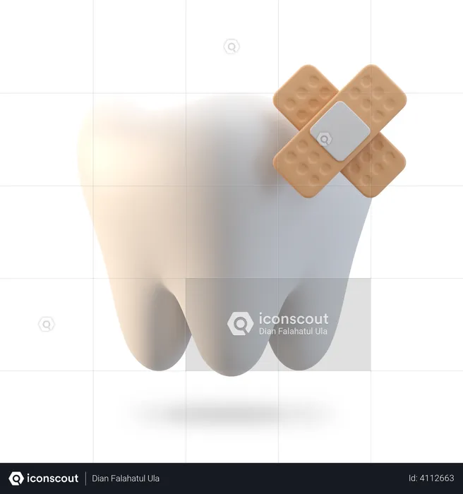 Tooth Treatment  3D Illustration