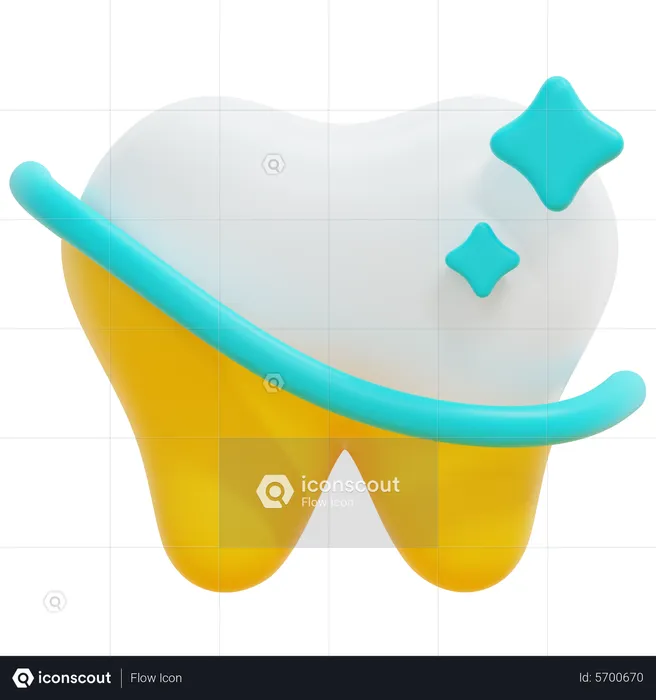 Tooth Whitening  3D Icon