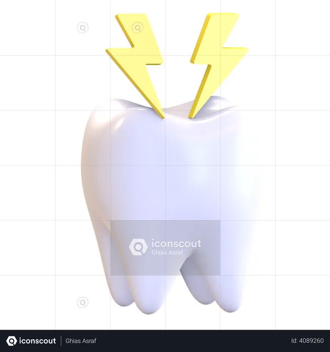 Toothache  3D Illustration