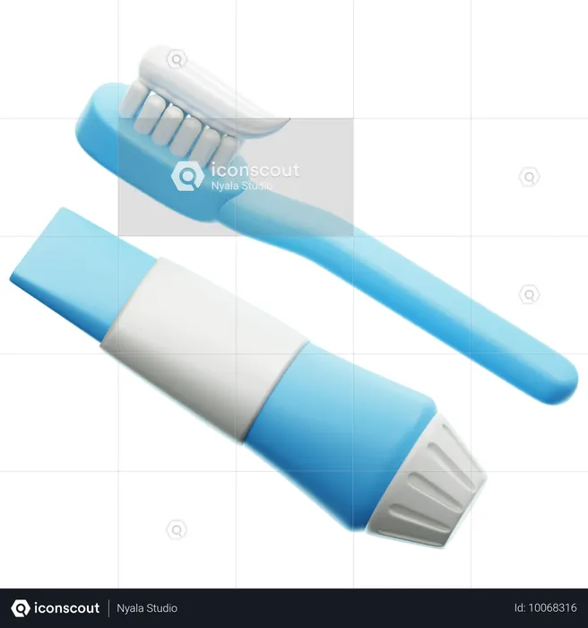 Toothbrush  3D Icon