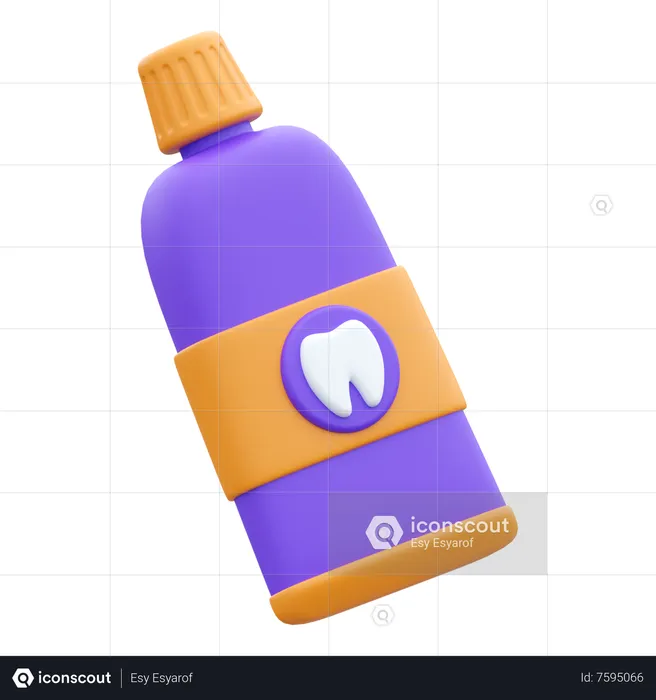 Toothpaste  3D Icon