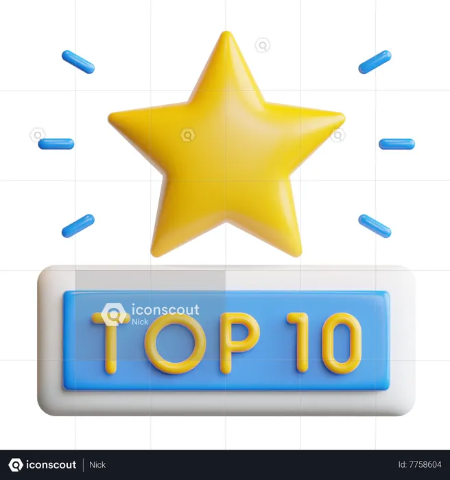 Top 10  3D Icon