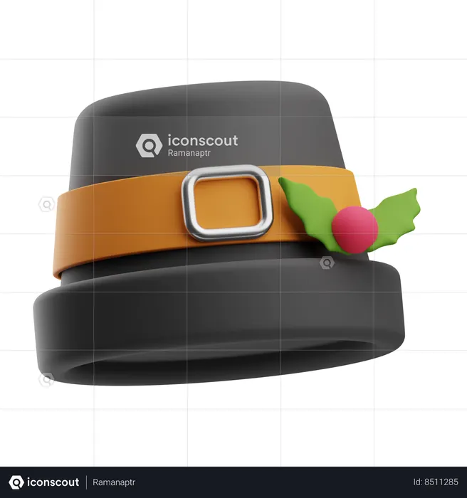 Top Hat  3D Icon