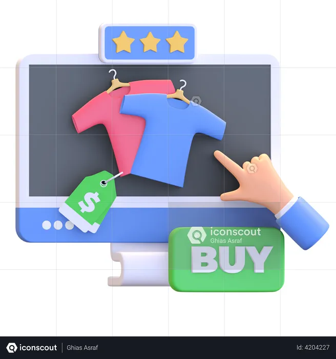 Top Rated Buying Product  3D Illustration