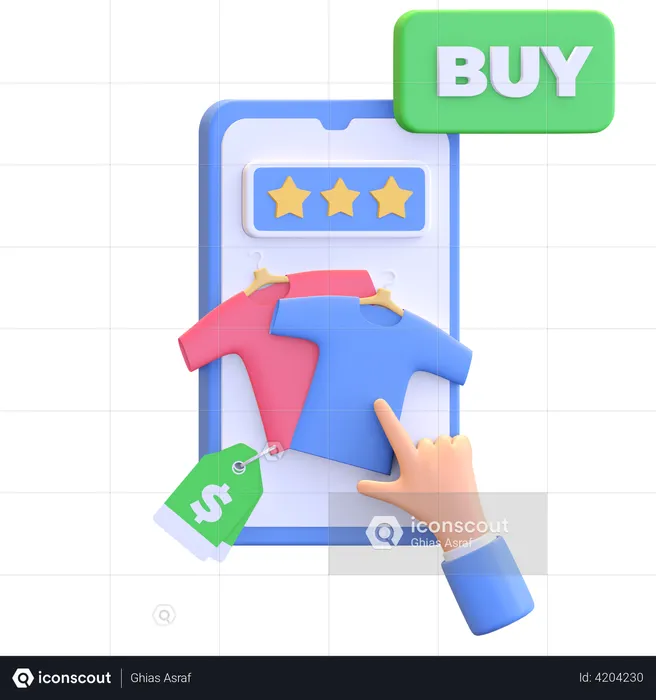 Top rated fashion product rating online  3D Icon