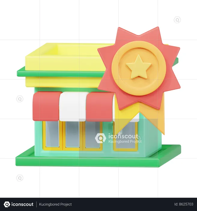 Top Store  3D Icon