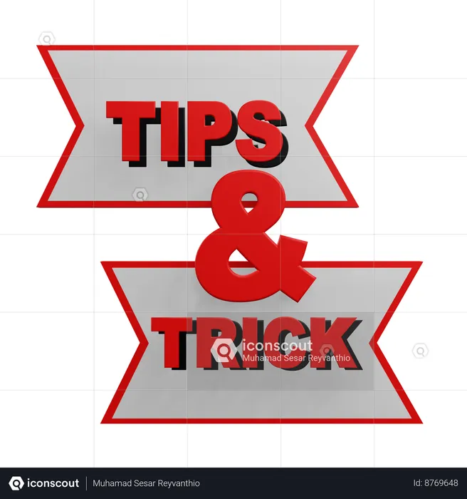 Top Tips  3D Icon