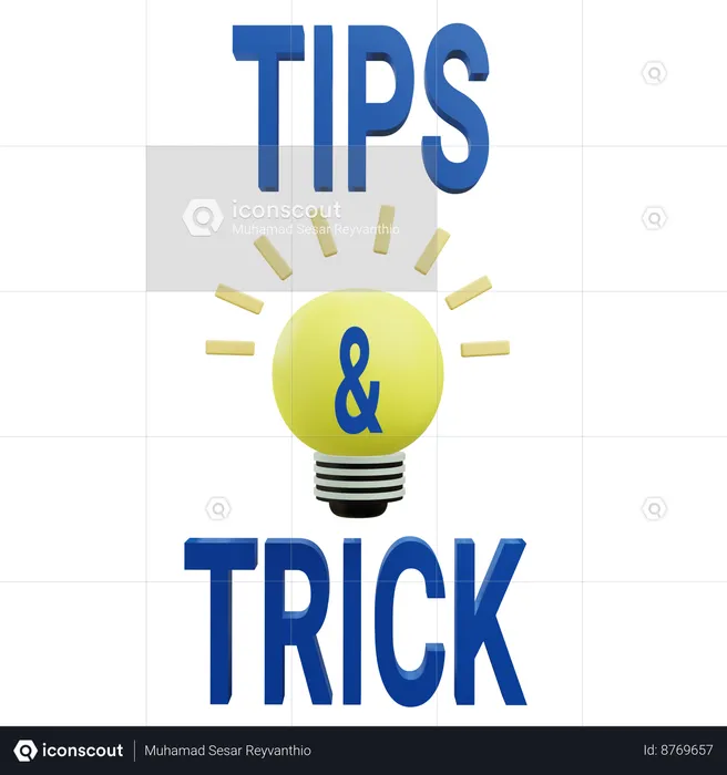Top Tips  3D Icon