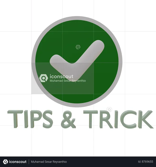 Top Tips  3D Icon