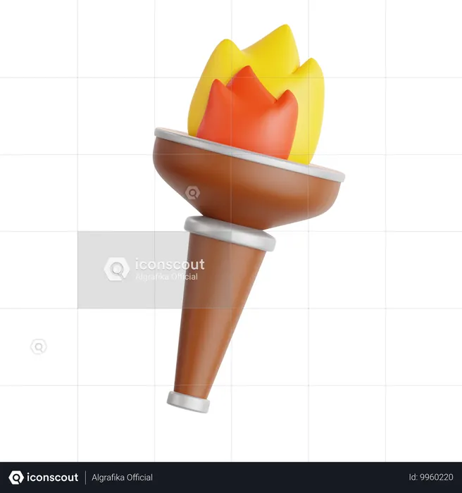 Torch  3D Icon