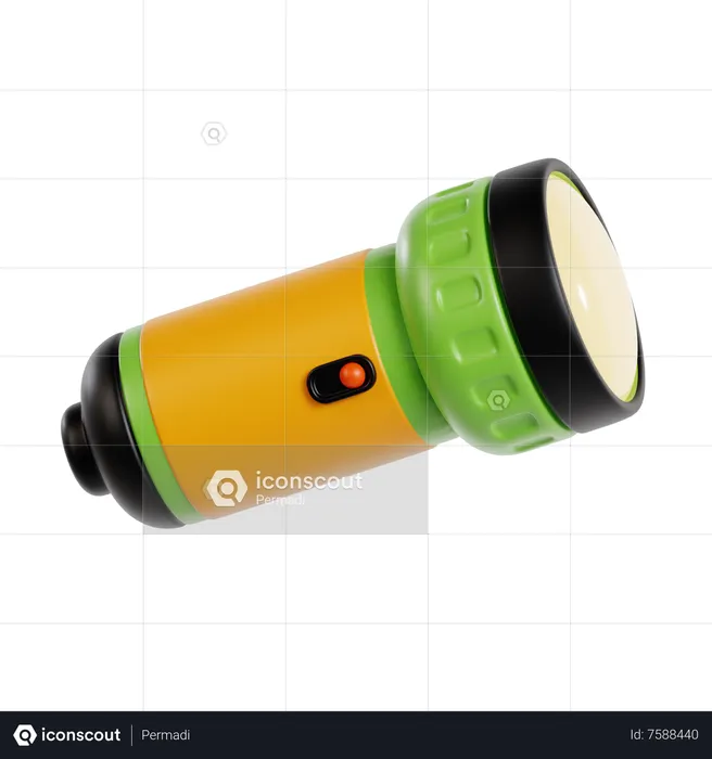 Torch  3D Icon