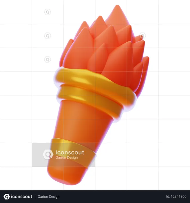 TORCH  3D Icon