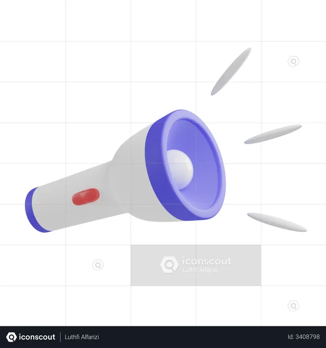 Torch  3D Icon