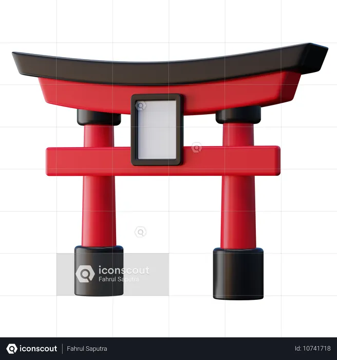 Portões tori  3D Icon