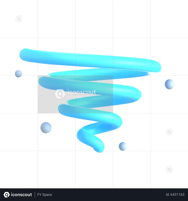 Tornade  3D Icon