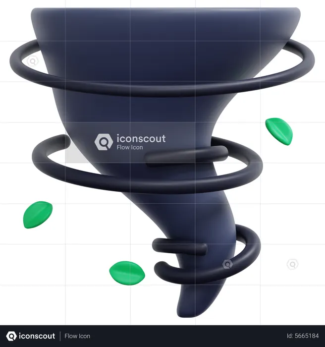 Tornado  3D Icon