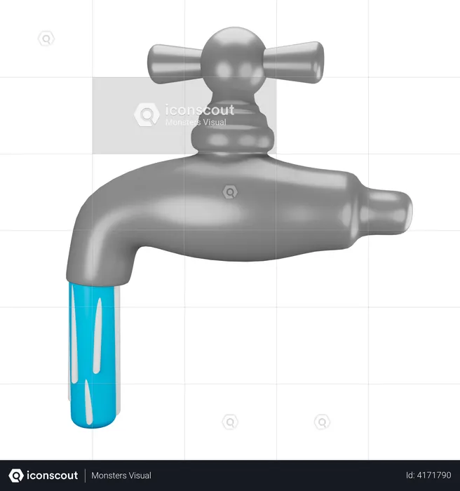 Torneira  3D Illustration