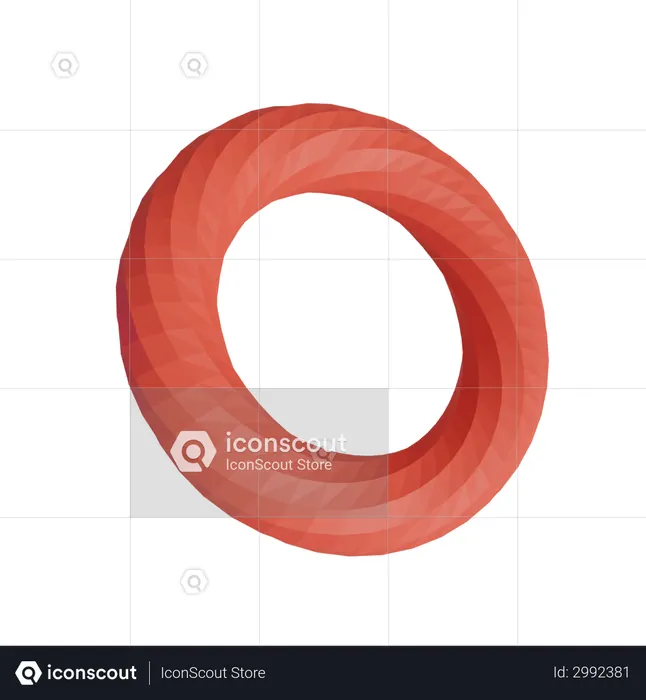 Toro torcido  3D Icon