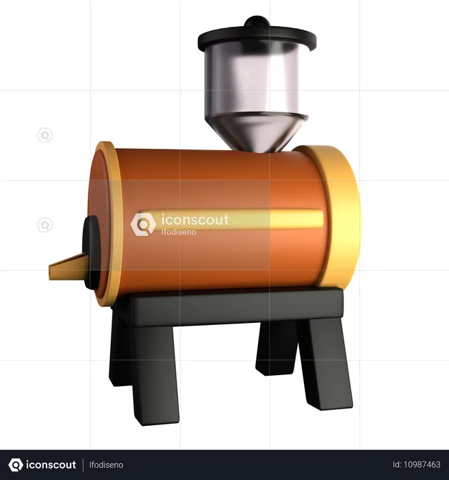 Torrador de café  3D Icon