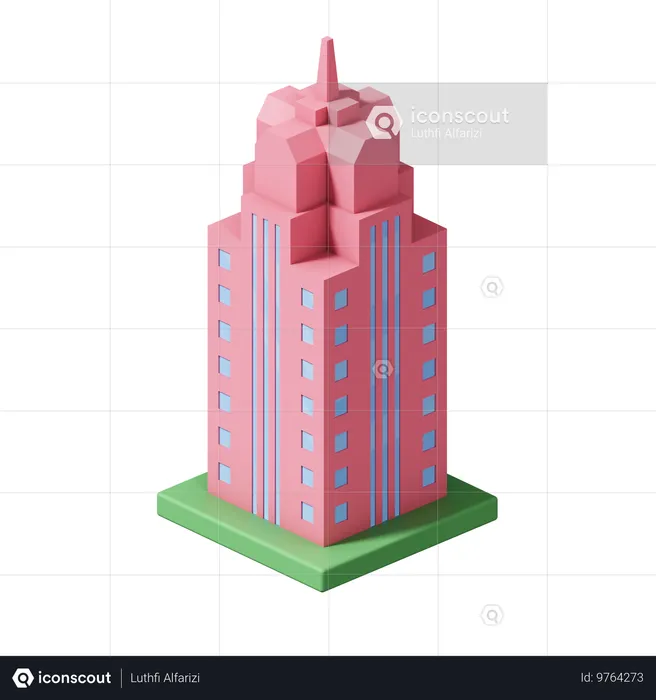 Torre  3D Icon