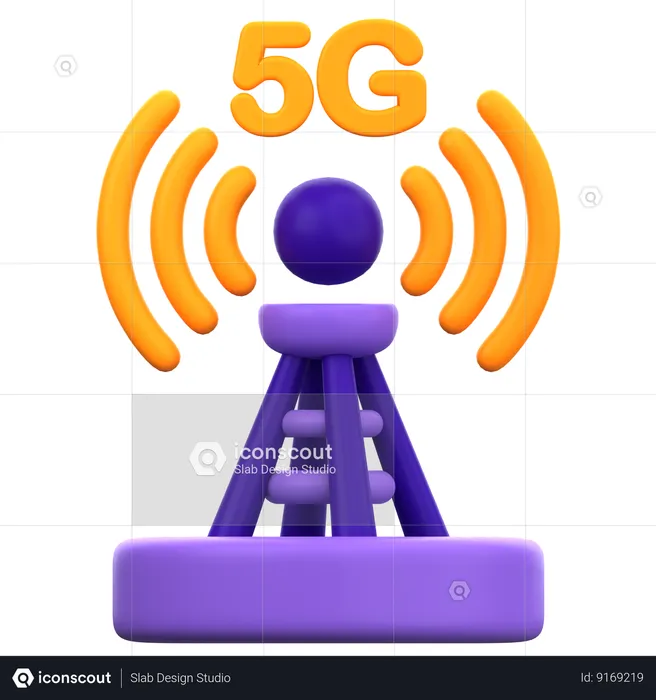 Torre 5g  3D Icon