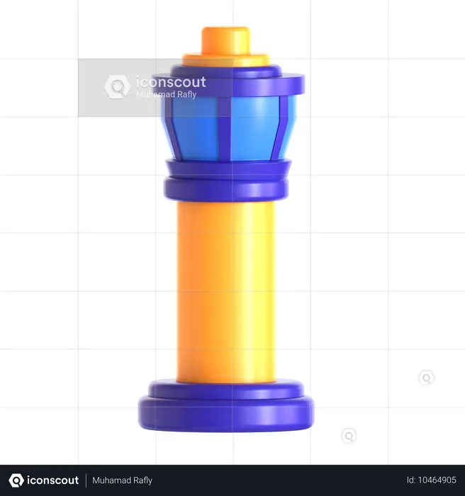 Torre de control  3D Icon