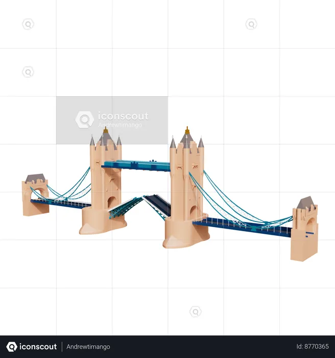 Ponte da Torre  3D Icon