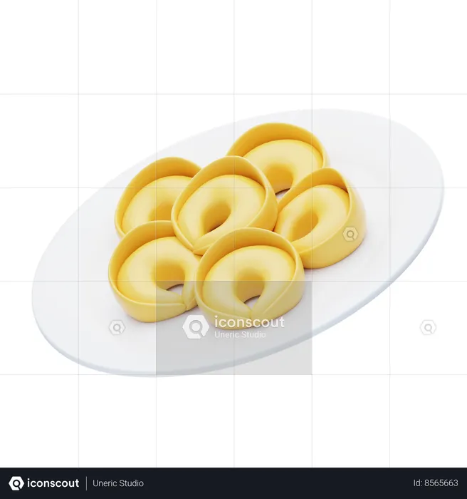 Tortellini  3D Icon